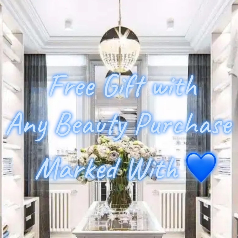 Free gift with any beauty purchase in my closet!